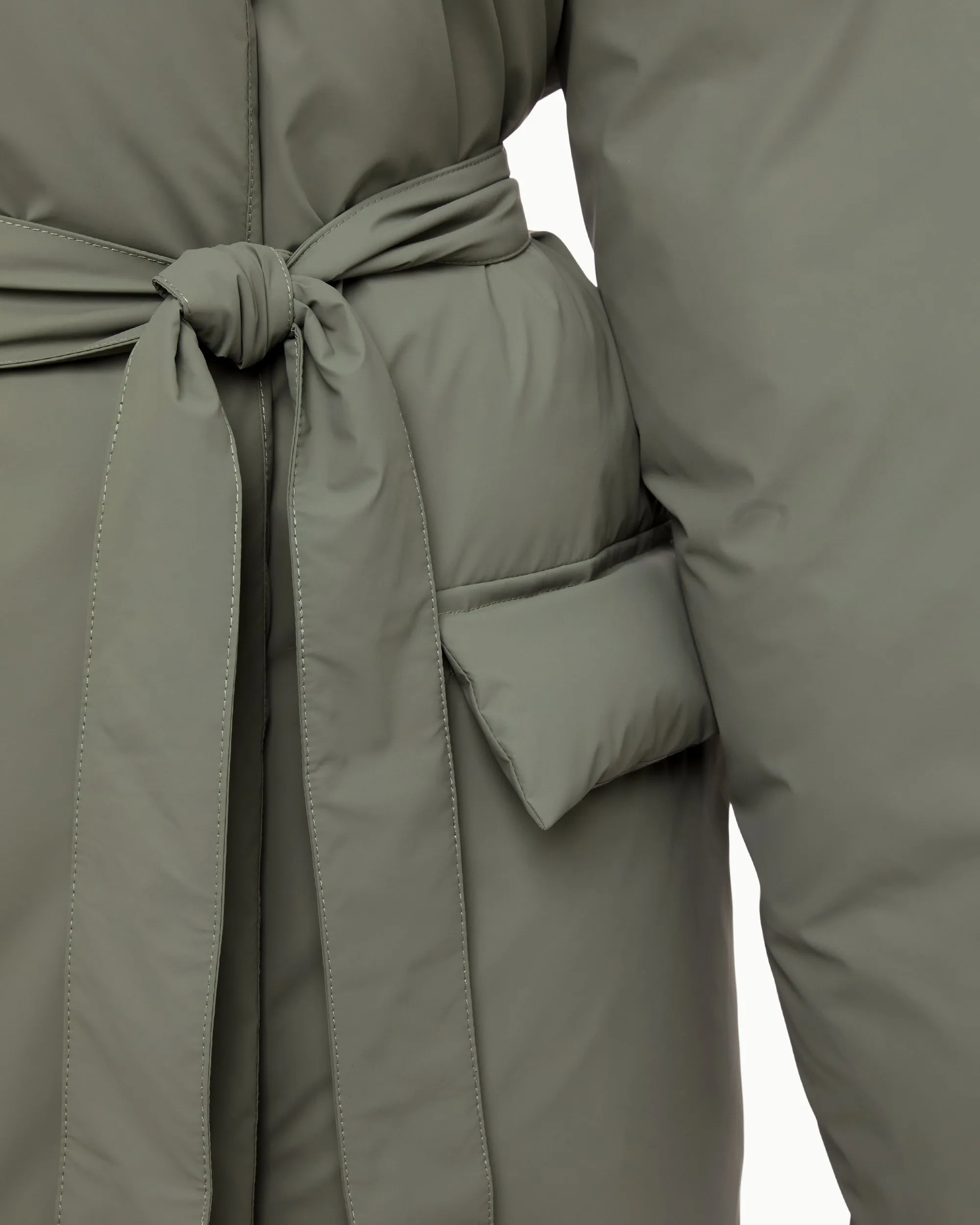 Puffer Coat | Dusty Olive