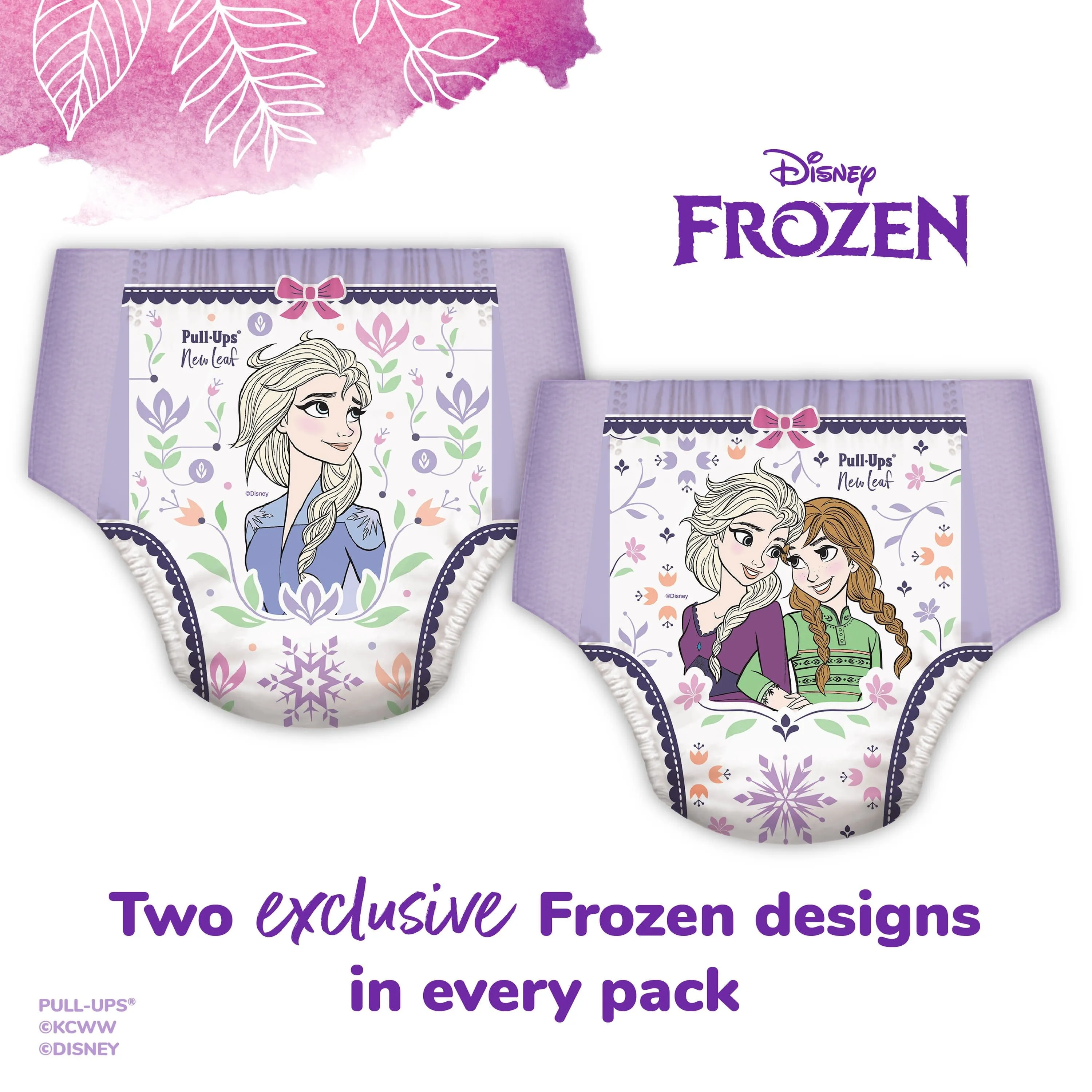 Pull-Ups New Leaf Girls' Disney Frozen Training Pants, 3T-4T, 54 Ct