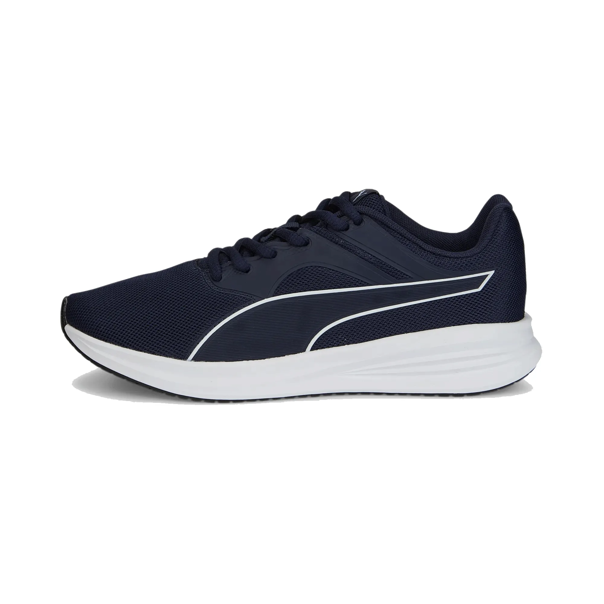 Puma Transport Trainers - Boys - Peacoat/White