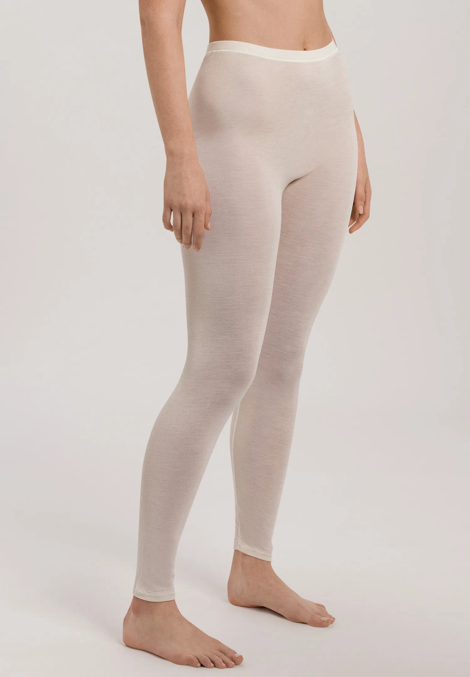 Pure Silk Silk Leggings | Pale Cream 71710-116