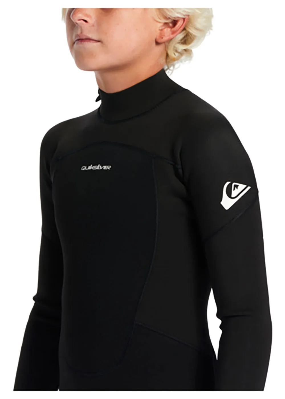 Quiksilver Boys Prologue 4/3mm GBS Back Zip Steamer Wetsuit