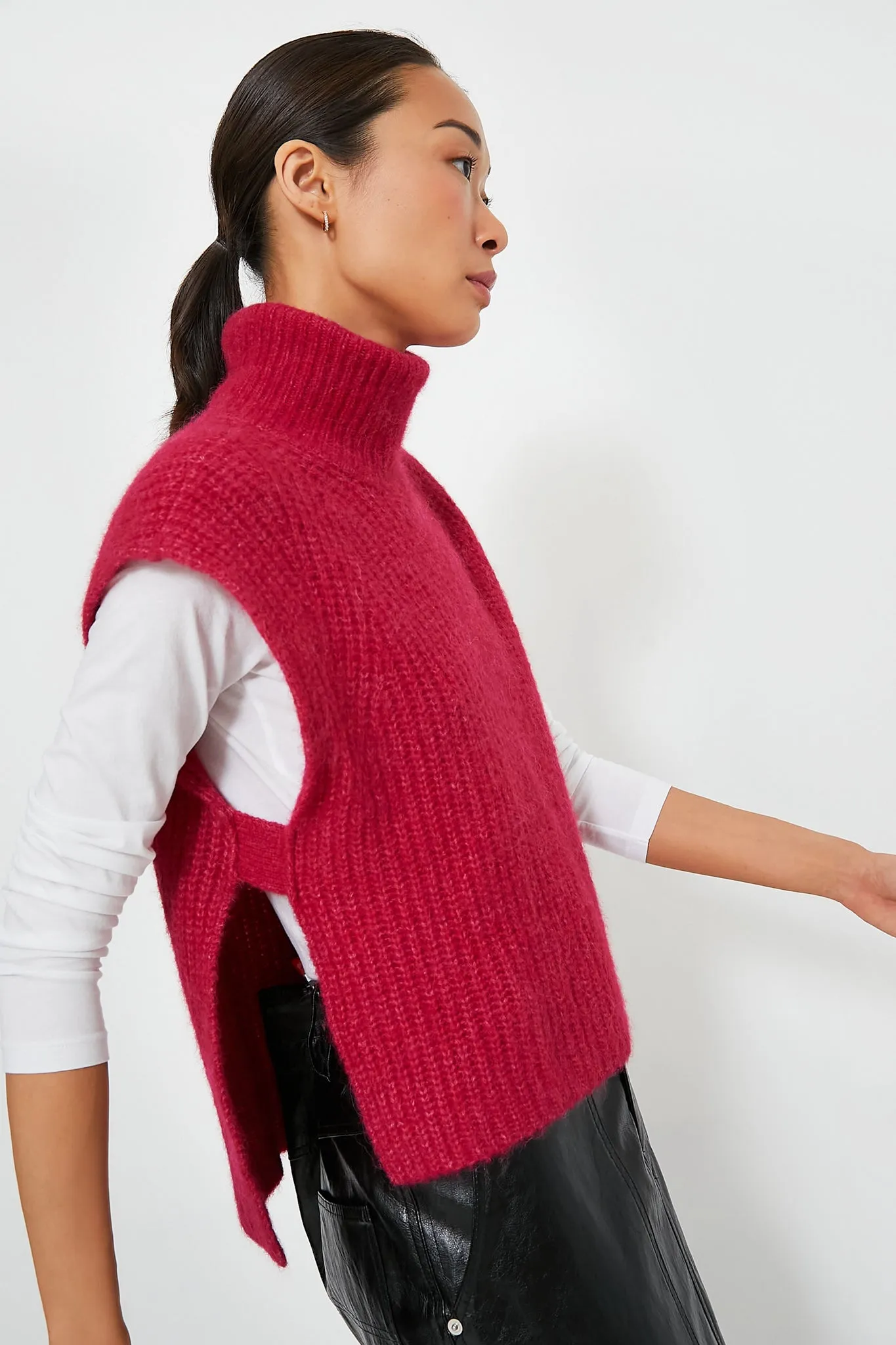 Raspberry Megan Sweater