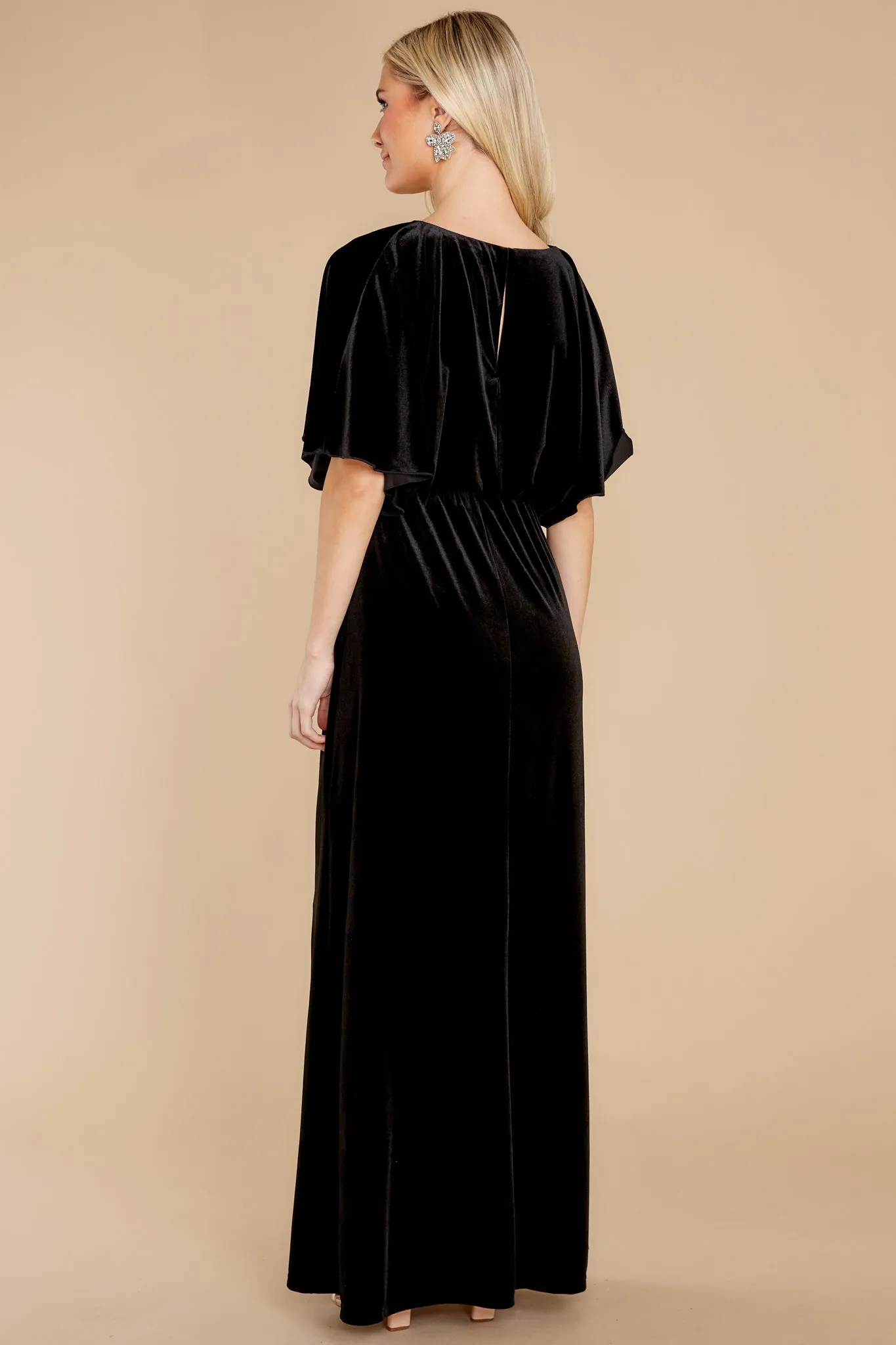 Ready For Tonight Black Maxi Dress