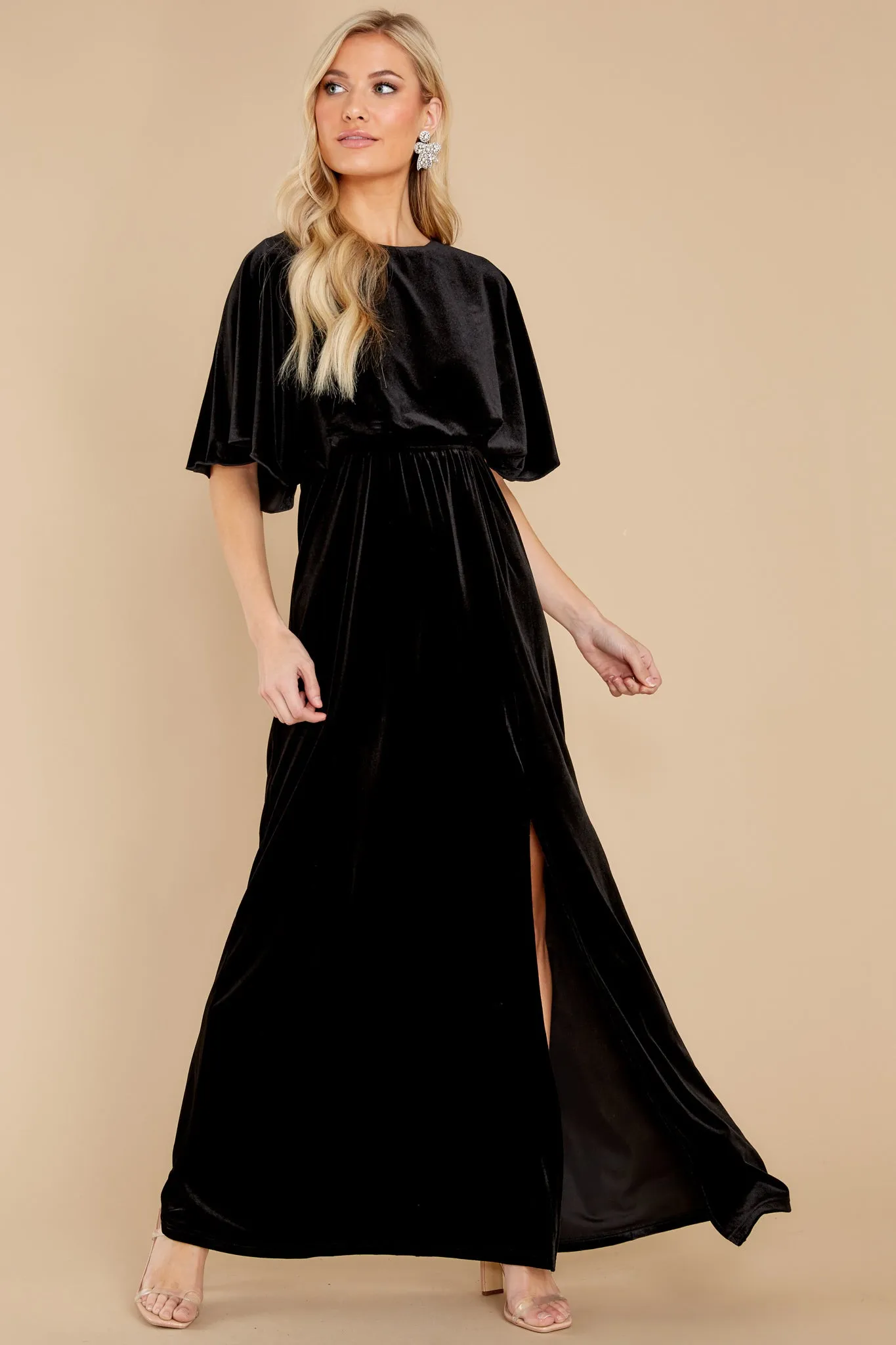 Ready For Tonight Black Maxi Dress