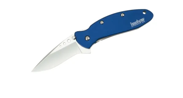 Scallion Folder, Navy Blue Handle