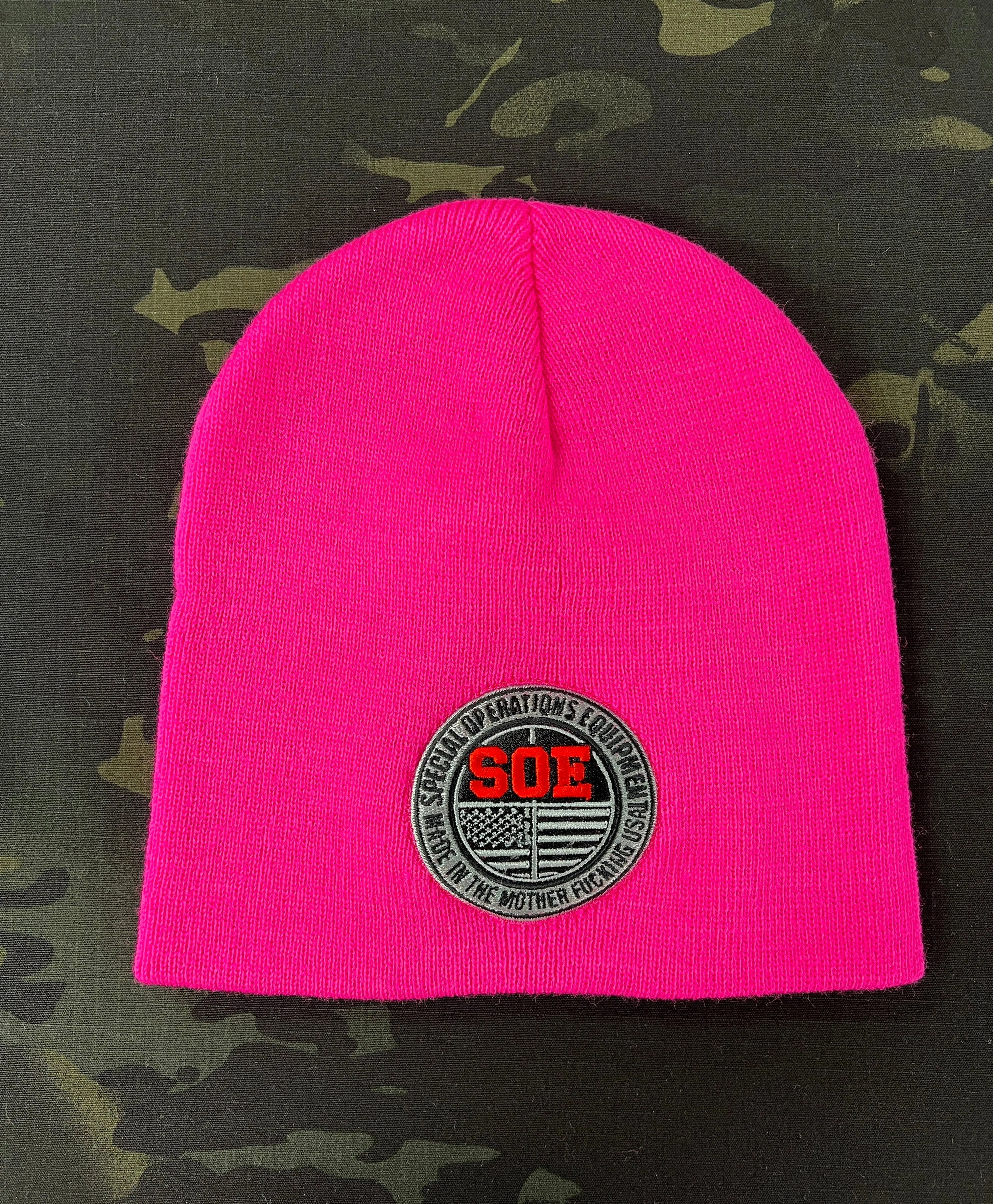 SOE Round Logo Beanies