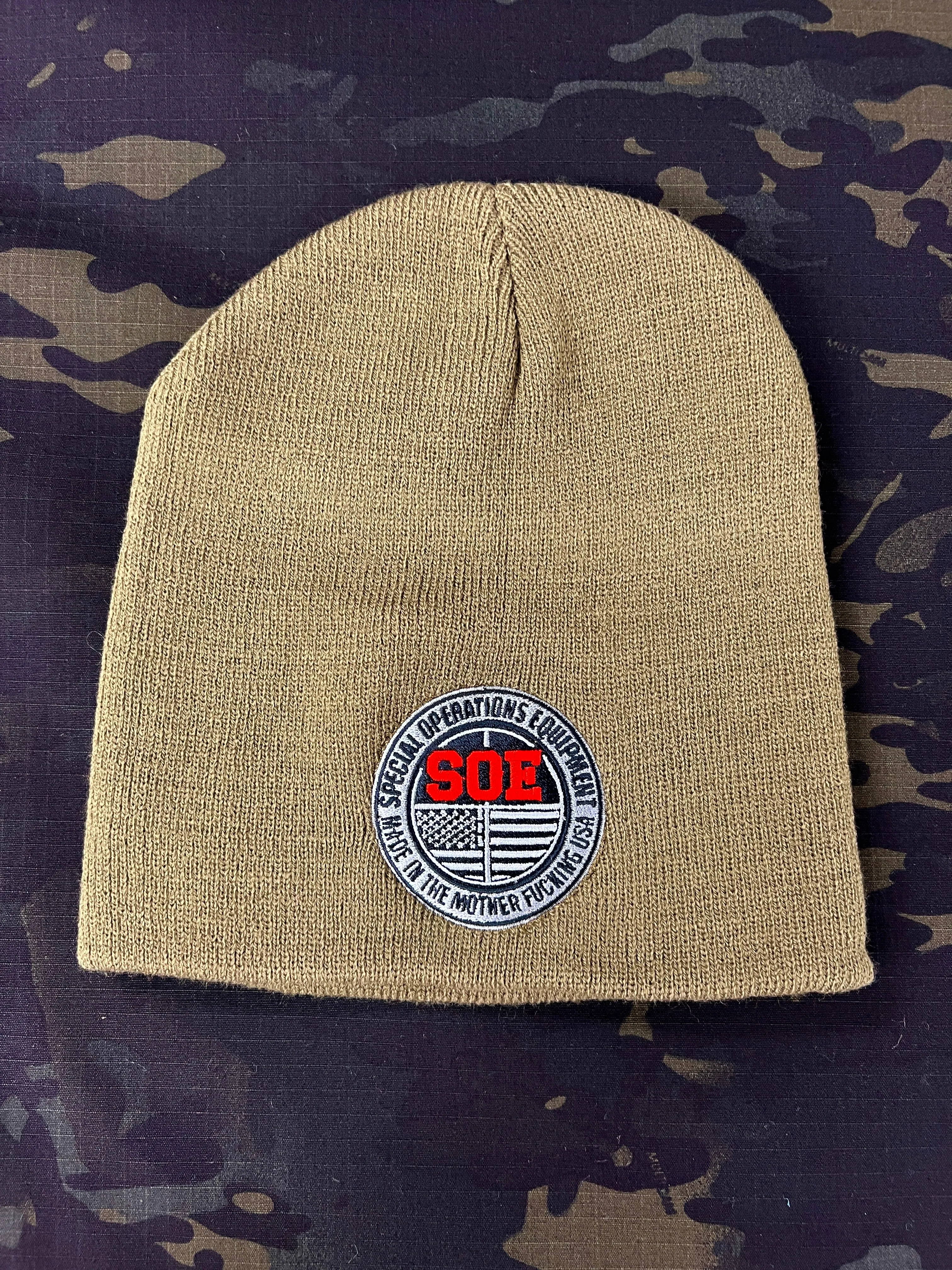 SOE Round Logo Beanies