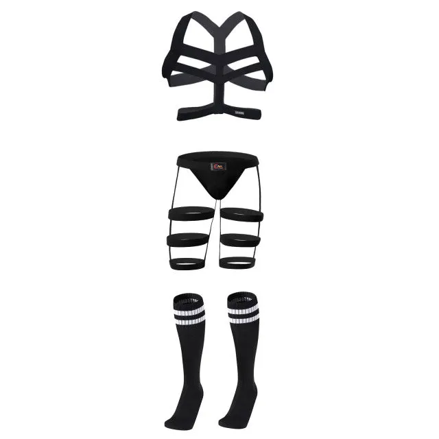 Solid Bondage Strap Intimate Set