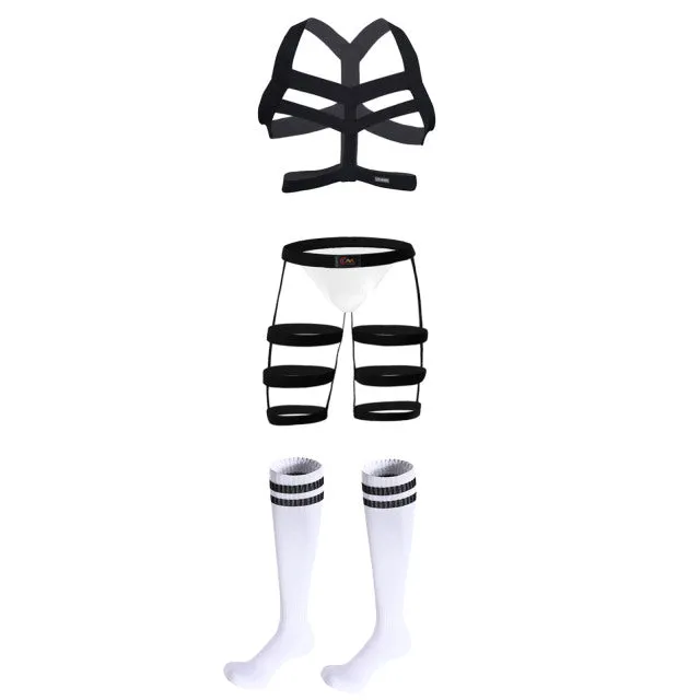 Solid Bondage Strap Intimate Set