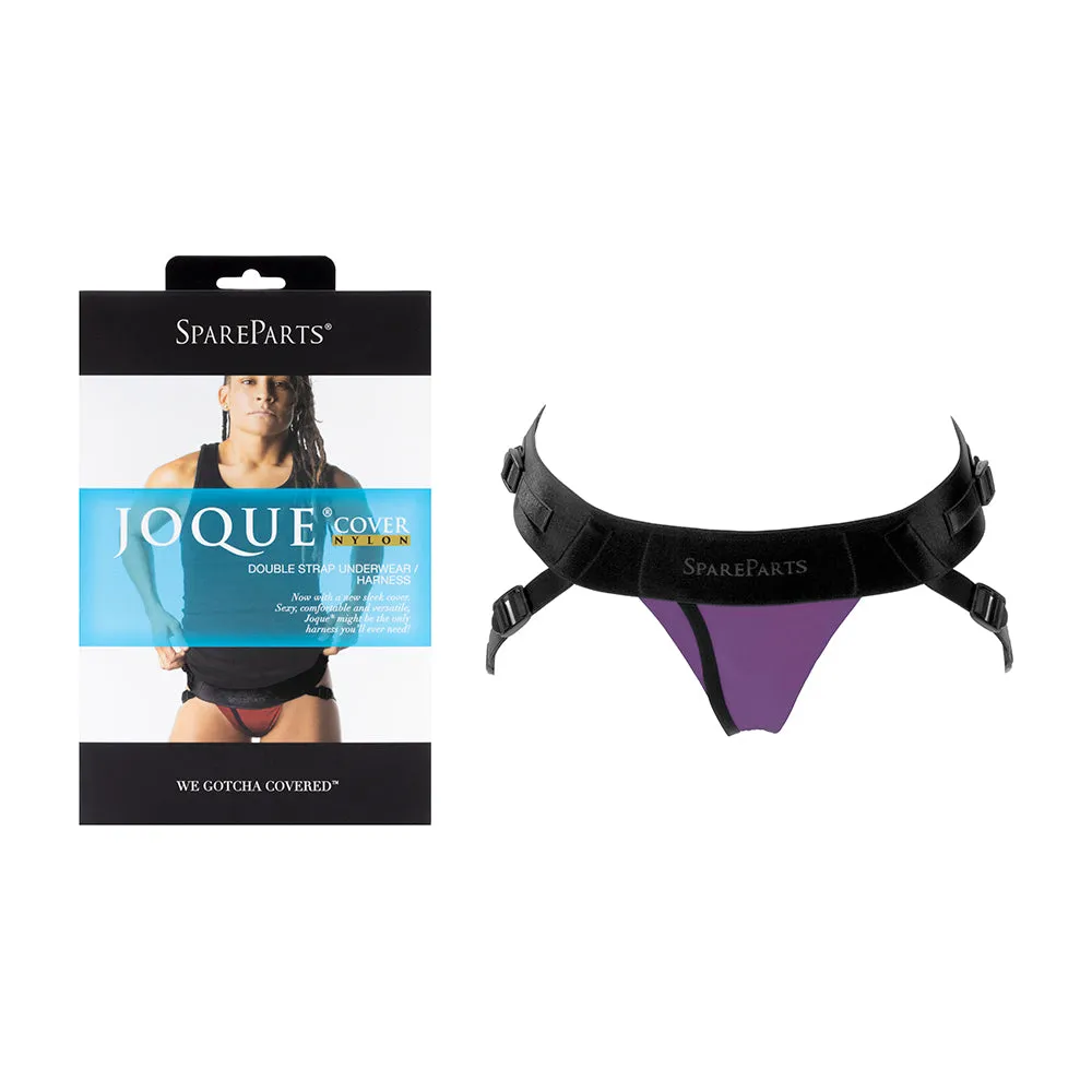 SpareParts Joque Cover Underwear Harness Purple (Double Strap) Size B Nylon