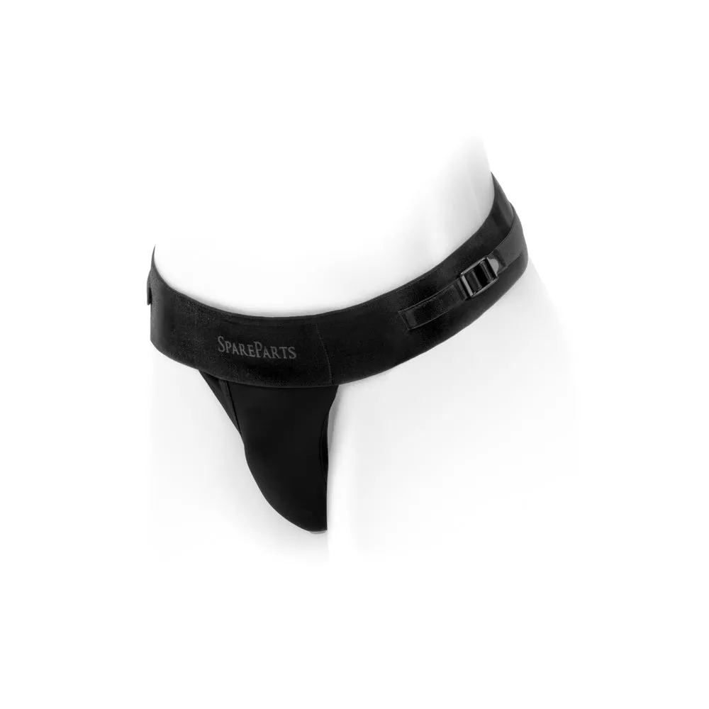 SpareParts Theo Cover Underwear Harness Black (Single Strap) Size A Nylon