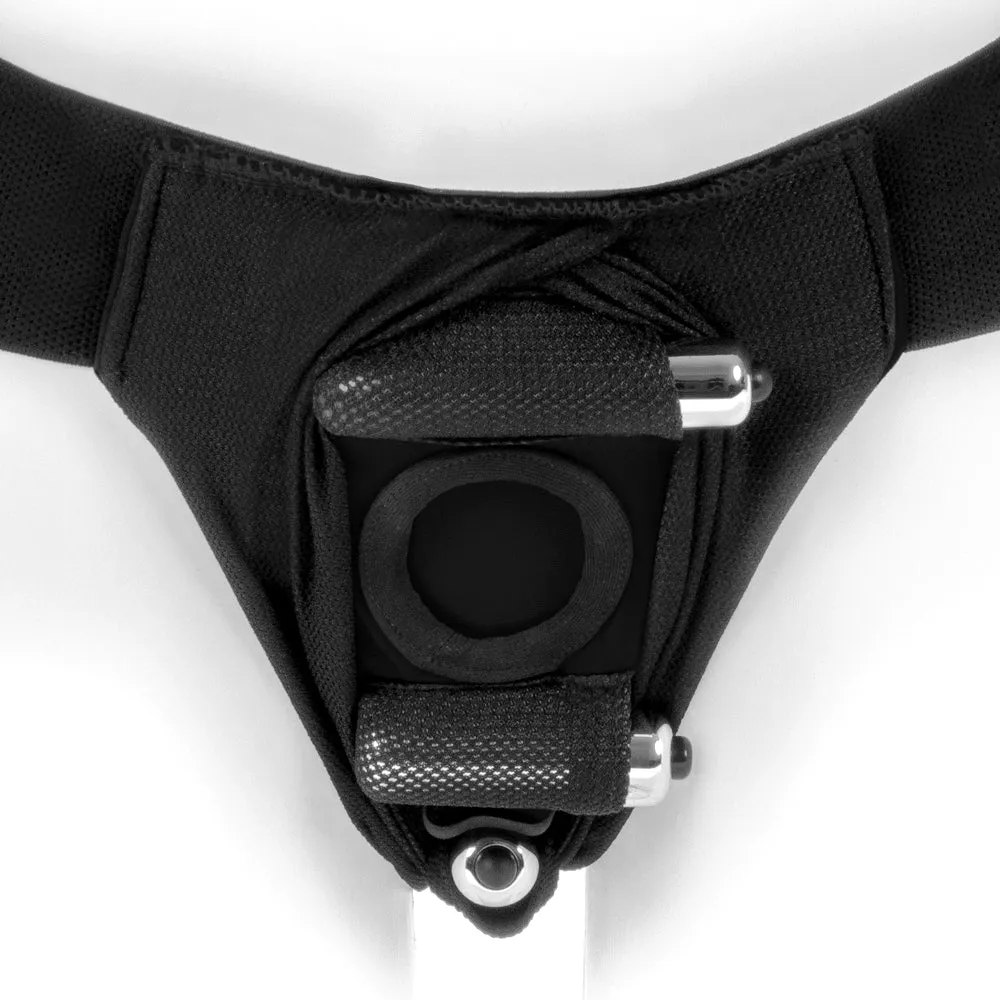 SpareParts Theo Cover Underwear Harness Black (Single Strap) Size A Nylon