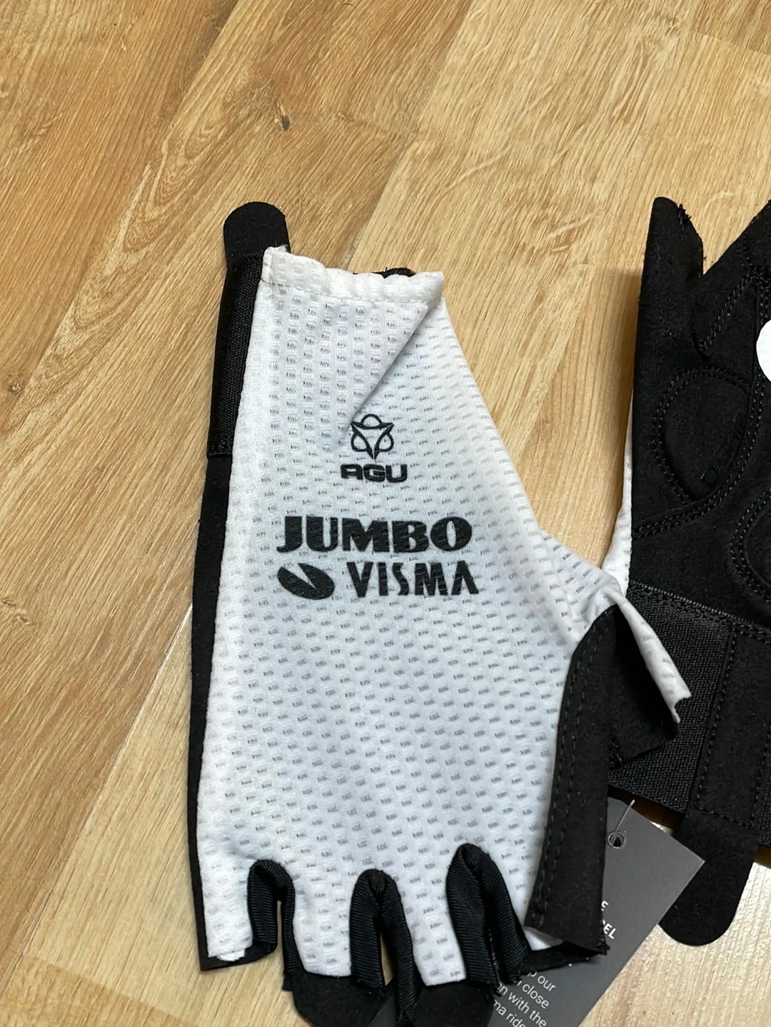 Team Jumbo Visma AGU Premium Aero Gloves White