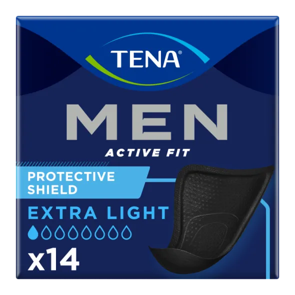 TENA Men Active Fit Protective Shield - Extra Light - 14 PACK (N)