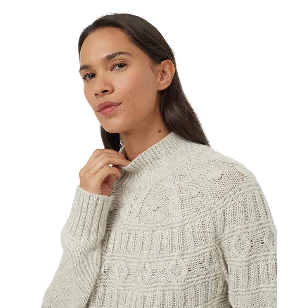 Tentree Women's Highline Pom Mock Neck Sweater