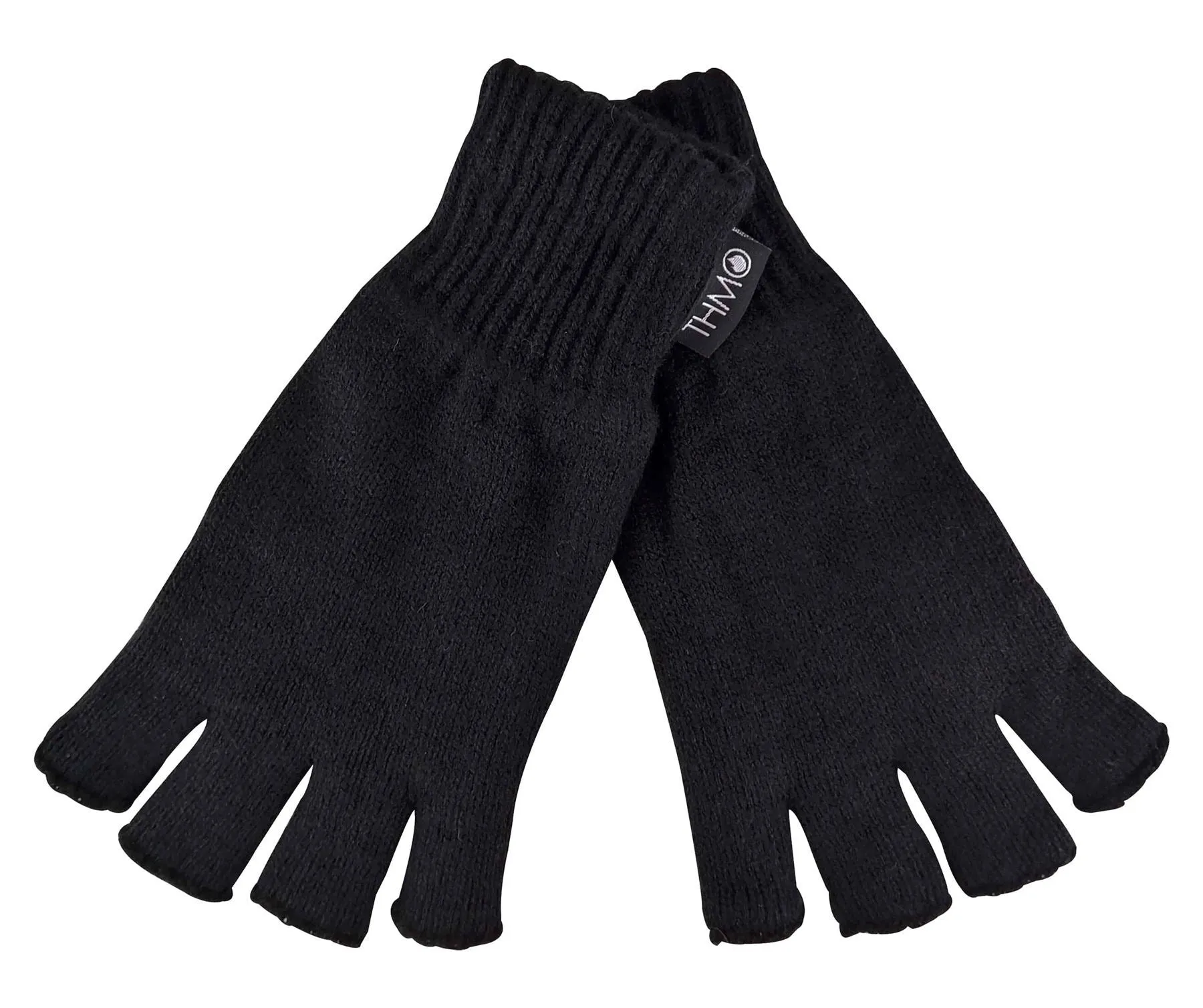 THMO - Mens Fingerless Gloves (L/XL / Black)