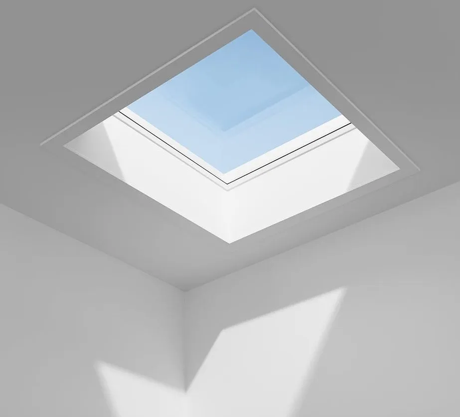 VELUX CFU 090060 1093 Fixed Curved Glass Package 90 x 60 cm (Including CFU Double Glazed Base & ISU Curved Glass Top Cover)