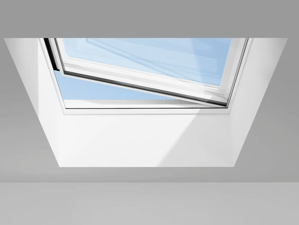 VELUX CVU 090090 1093 INTEGRA® SOLAR Curved Glass Rooflight Package 90 x 90cm (Including CVU Double Glazed Base & ISU Curved Glass Top Cover)