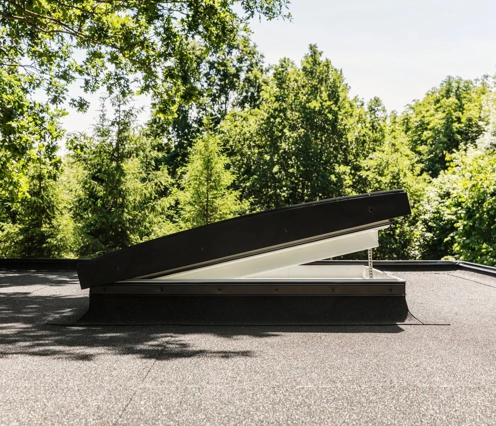 VELUX CVU 200060 1093 INTEGRA® SOLAR Curved Glass Rooflight Package 200 x 60 cm (Including CVU Triple Glazed Base & ISU Curved Glass Top Cover)