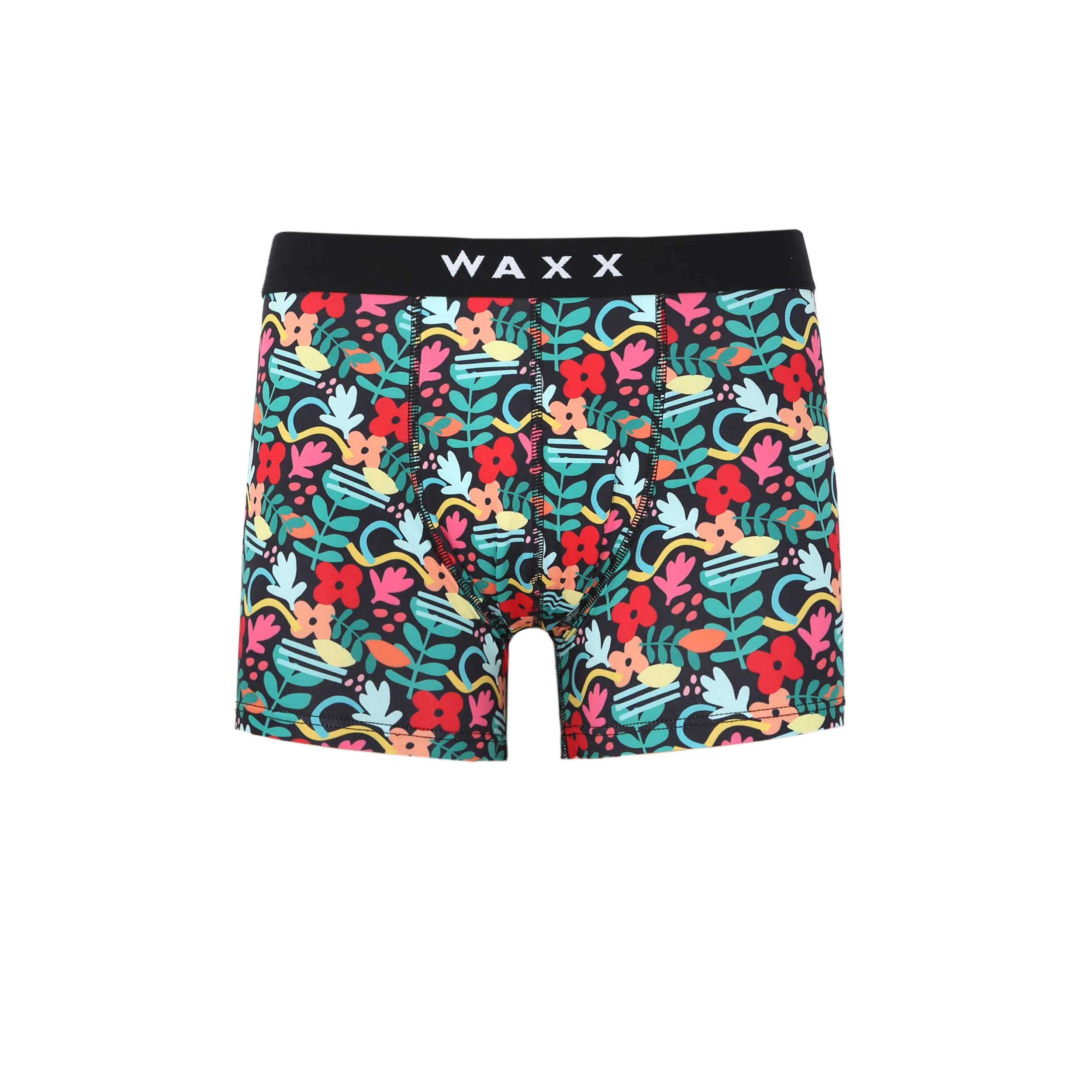 Waxx Fleur Boxer Short in Black