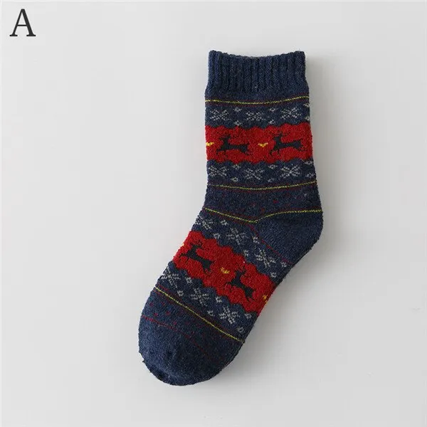 Women Socks Lady Christmas Gift Sock Winter Cute Wool 3D Ladies Crazy Sock Female Thermal Thicken Warm Animal Socks