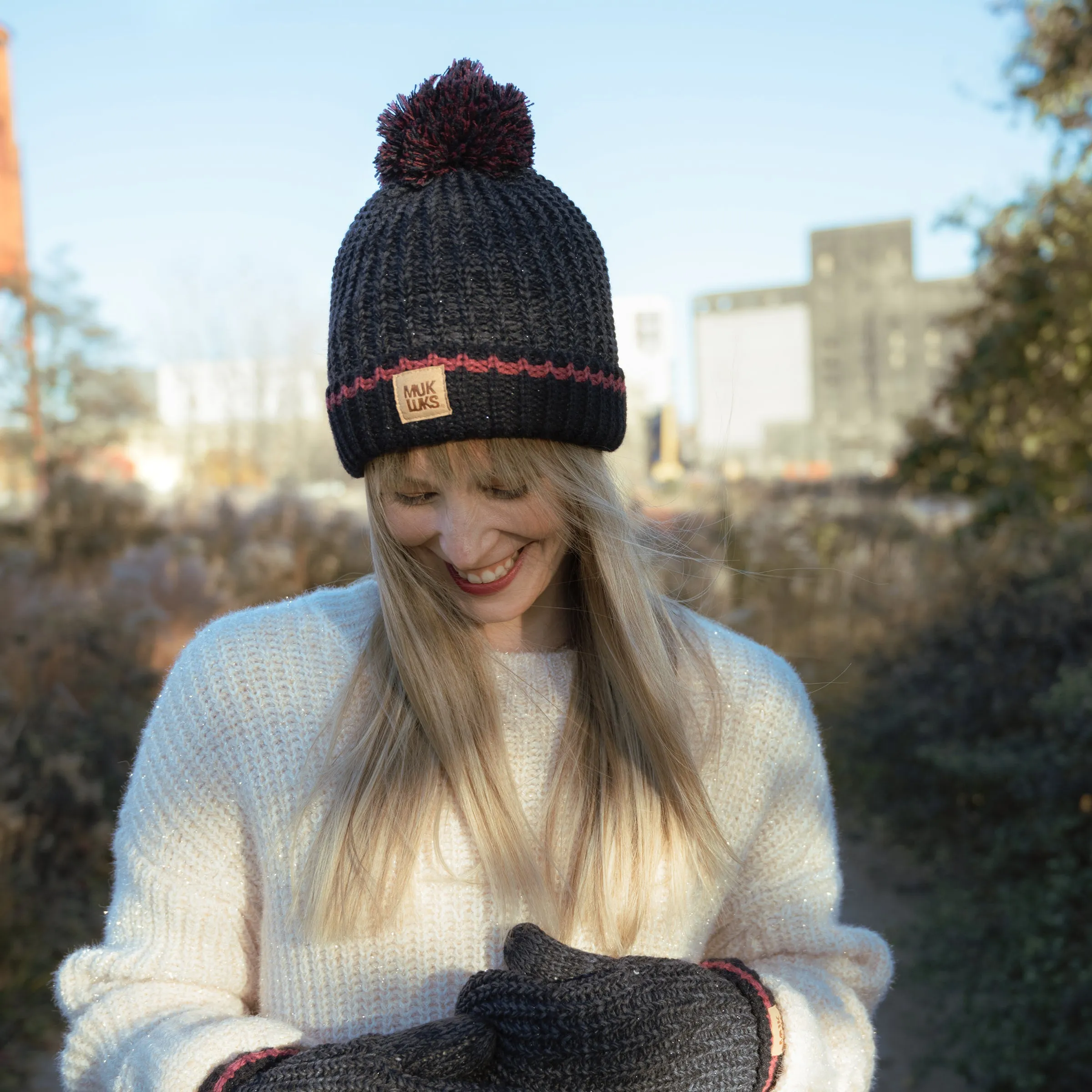 Women's Marled Chunky Stitch Hat