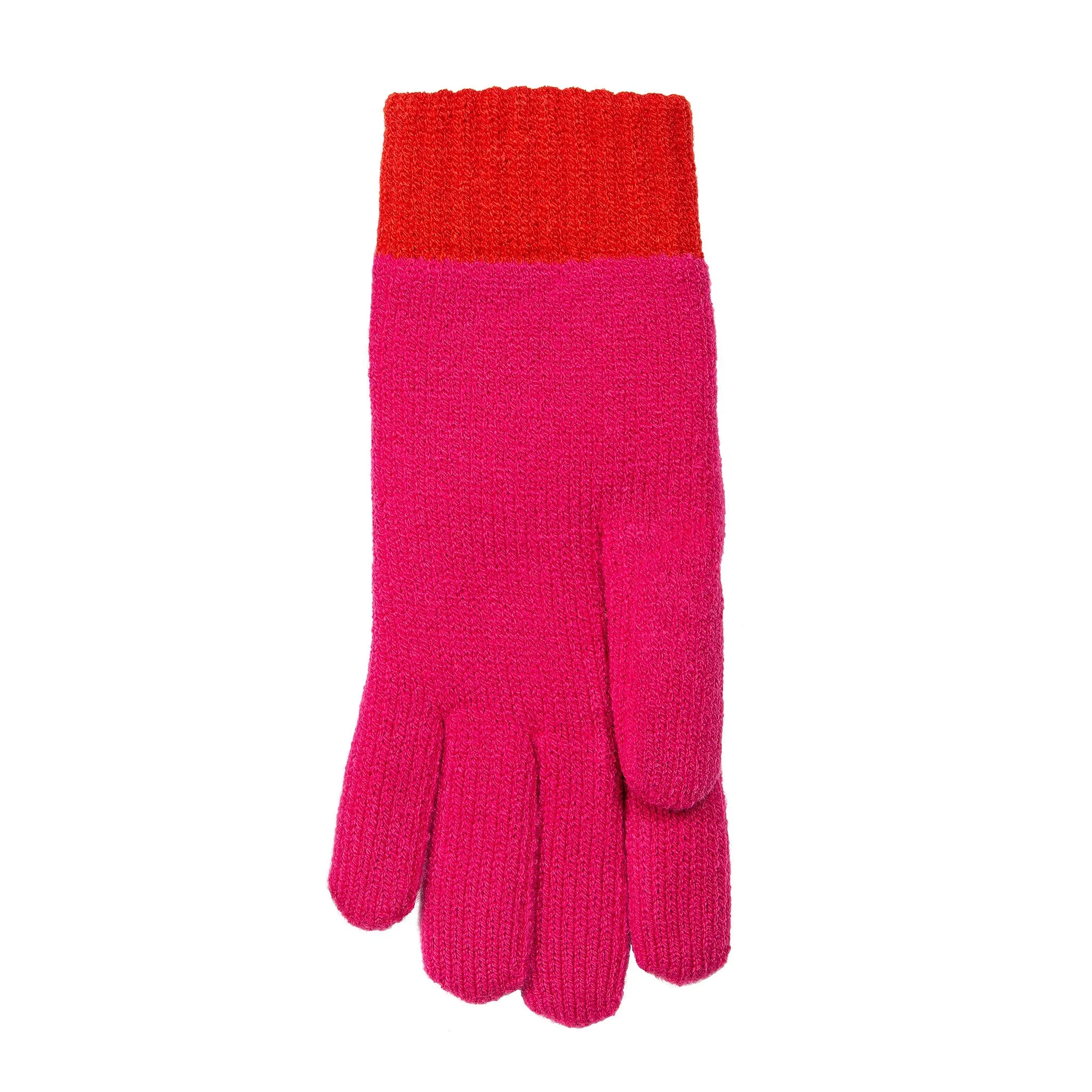 Women’s Patchwork Cable Knit Gloves