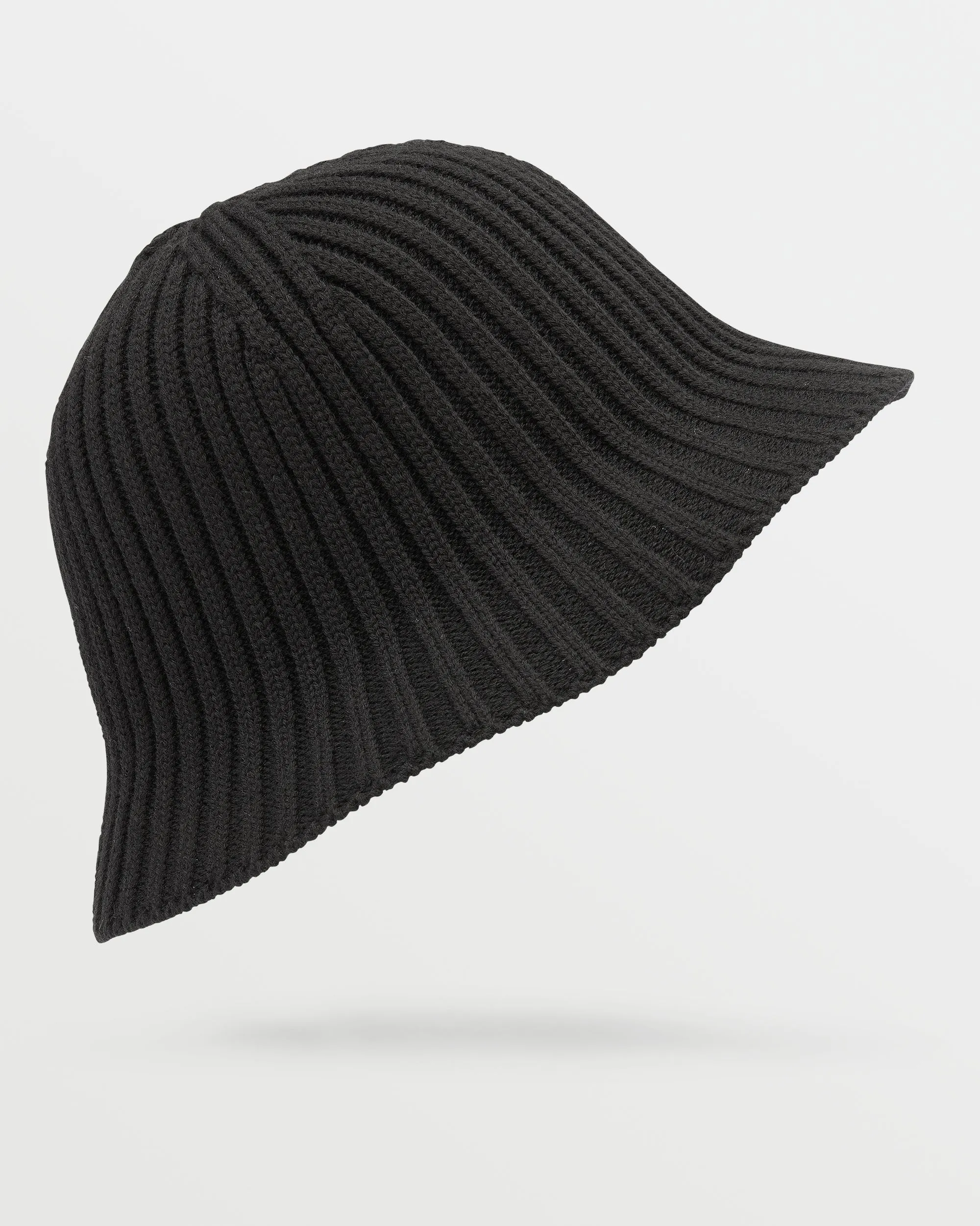 Womens Yay Knit Bucket Hat - Black