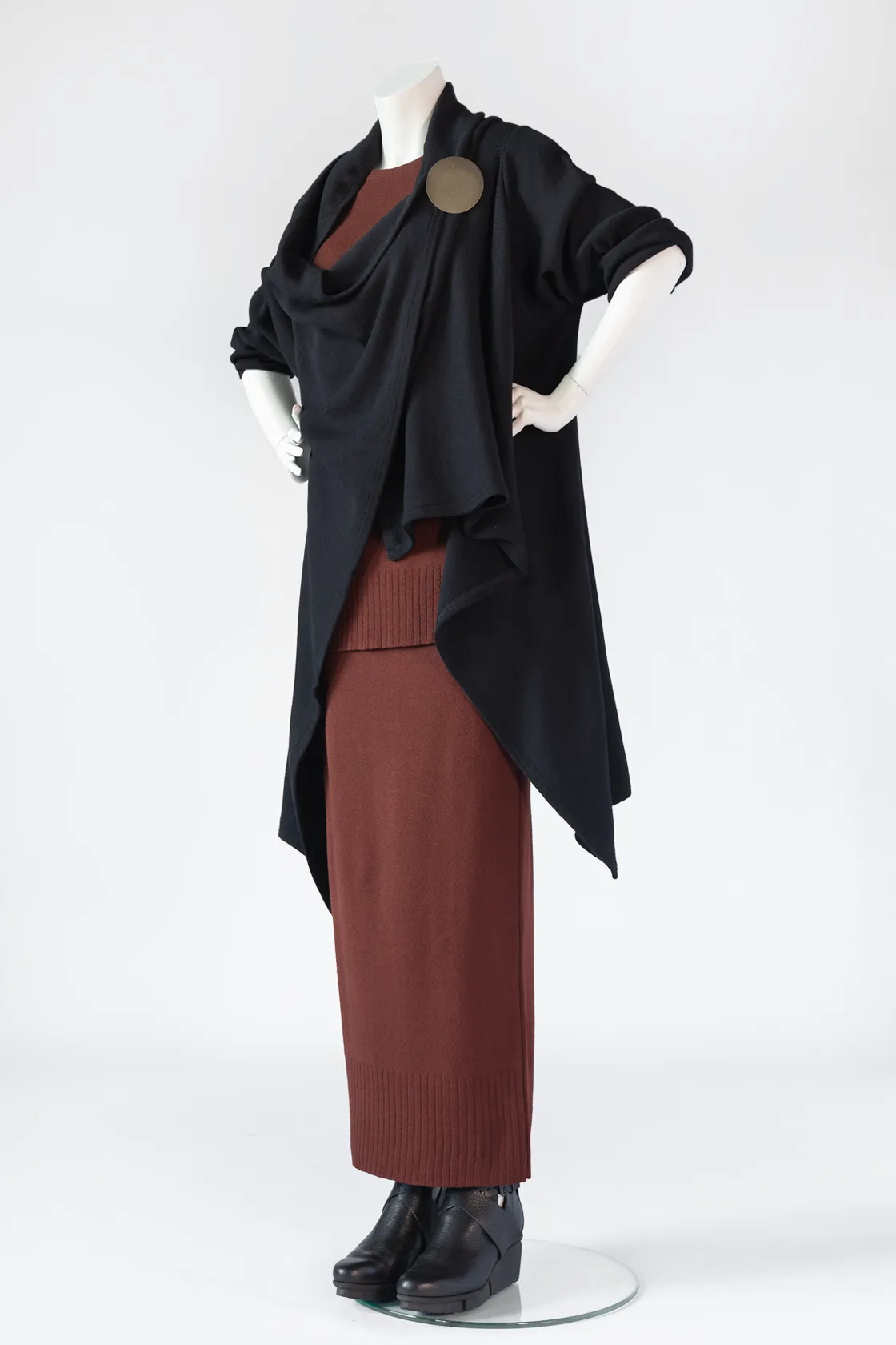 Wrap Jacket in Black Mi-Nu