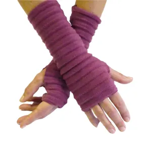 Wristees® Fingerless Gloves - Raspberry pink