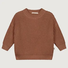 Yuki Chunky Knit Sweater | Brick*