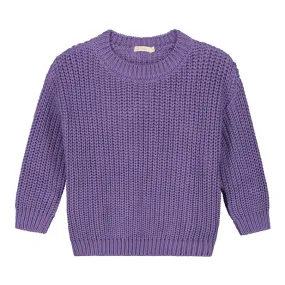 Yuki Chunky Knit Sweater | Violet