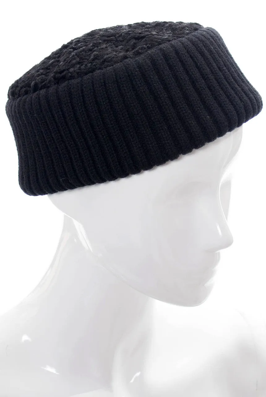 Yves Saint Laurent Hat Curly lambswool knit SOLD