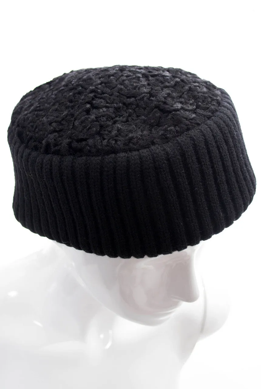 Yves Saint Laurent Hat Curly lambswool knit SOLD