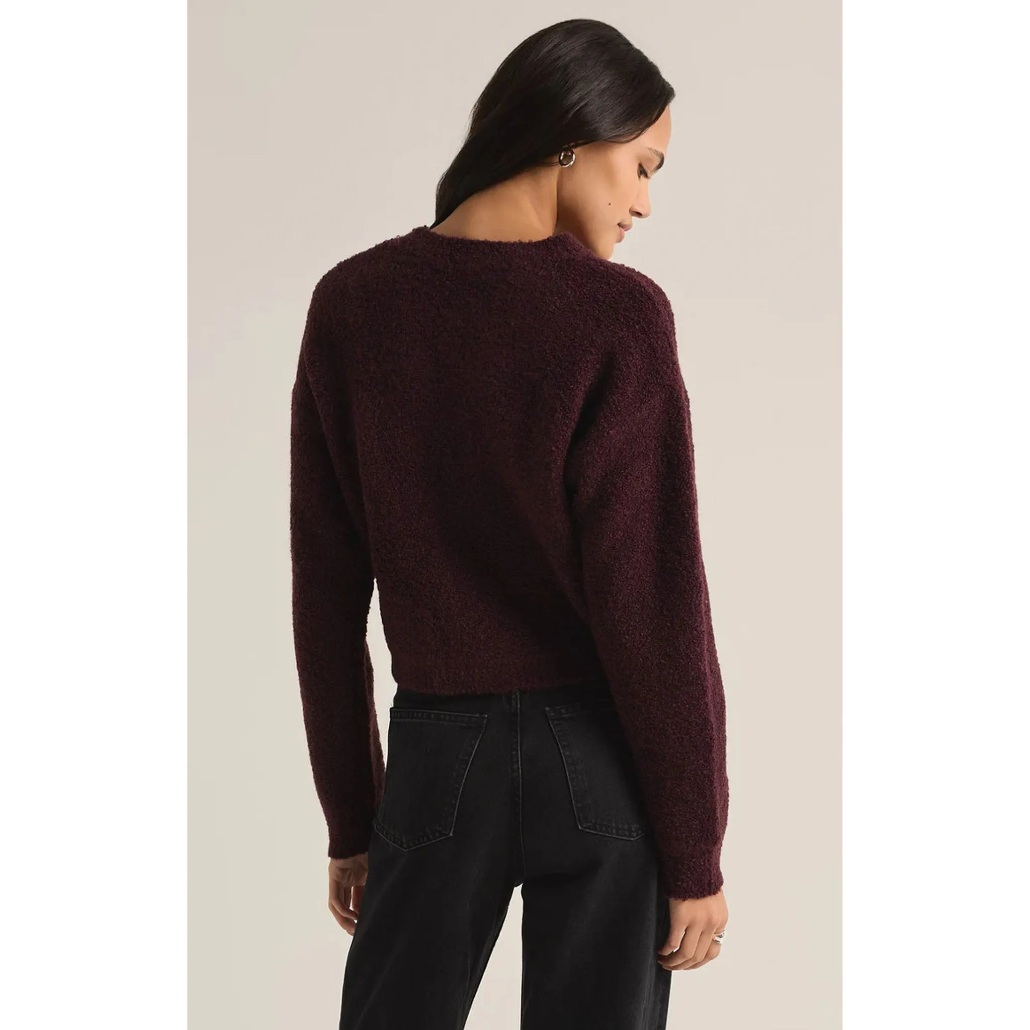 Z Supply Destiny Sweater in Berry Wine